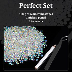 BELLEBOOST 4mm resin rhinestones in various colours
