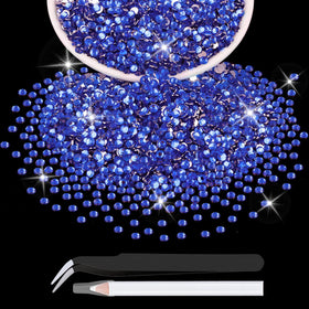 BELLEBOOST 5000PCS Royal Blue 3mm resin rhinestones front view