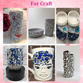 BELLEBOOST Flatback Nail Pearls in use on nail art