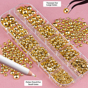 BELLEBOOST Flatback Pearls with picker pencil and tweezer