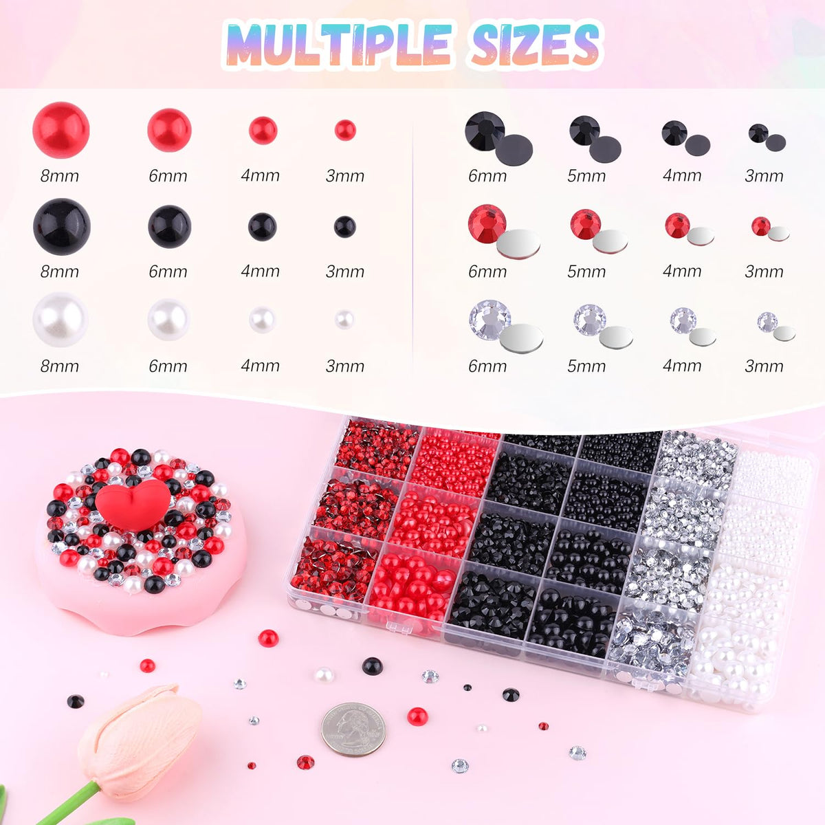BELLEBOOST rhinestones in assorted colours and sizes