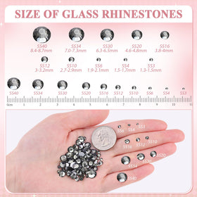 BELLEBOOST rhinestones in packaging with weight label