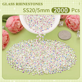 BELLEBOOST rhinestones in transparent AB colour