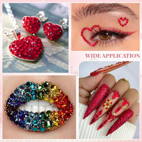 BELLEBOOST rhinestones in various craft projects