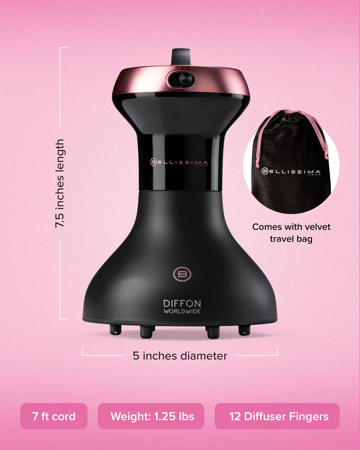 BELLISSIMA Diffon hair dryer packaging
