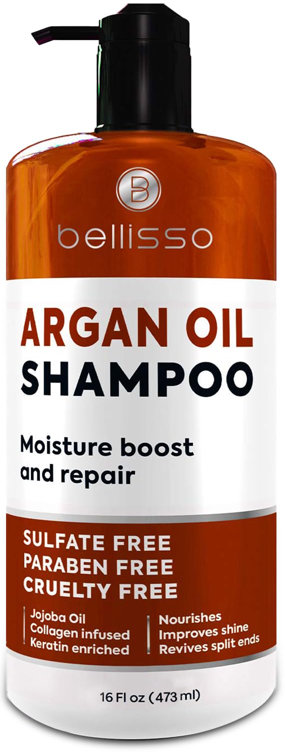 BELLISSO Argan Oil Shampoo 610g front view