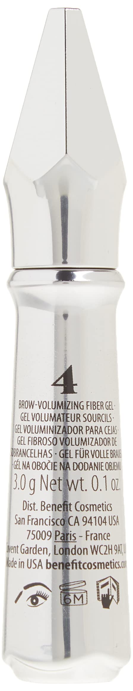 Benefit Gimme Brow Volumizing Fiber Gel packaging side view