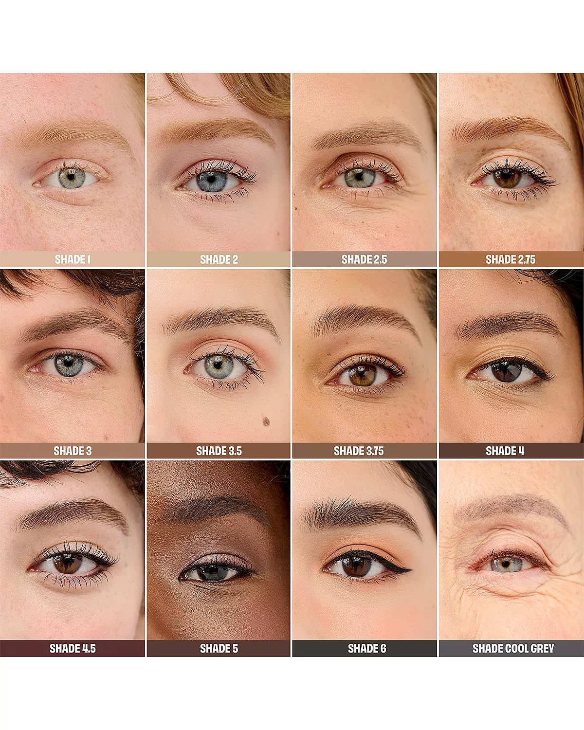 Benefit Precisely My Brow Wax #3.5 Neutral Medium Brown application on brows