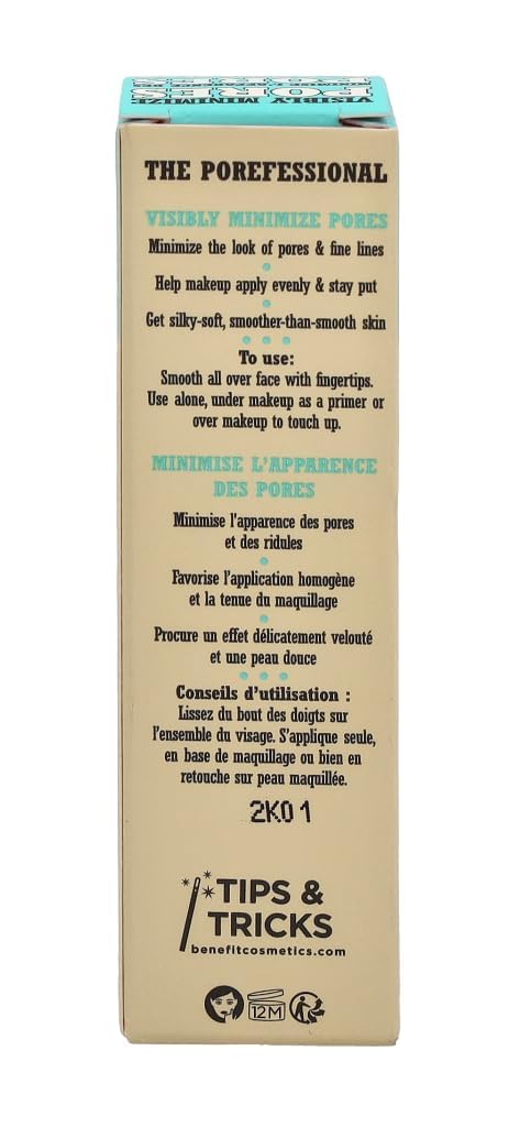 Benefit the POREfessional Pro Balm Primer applied on skin