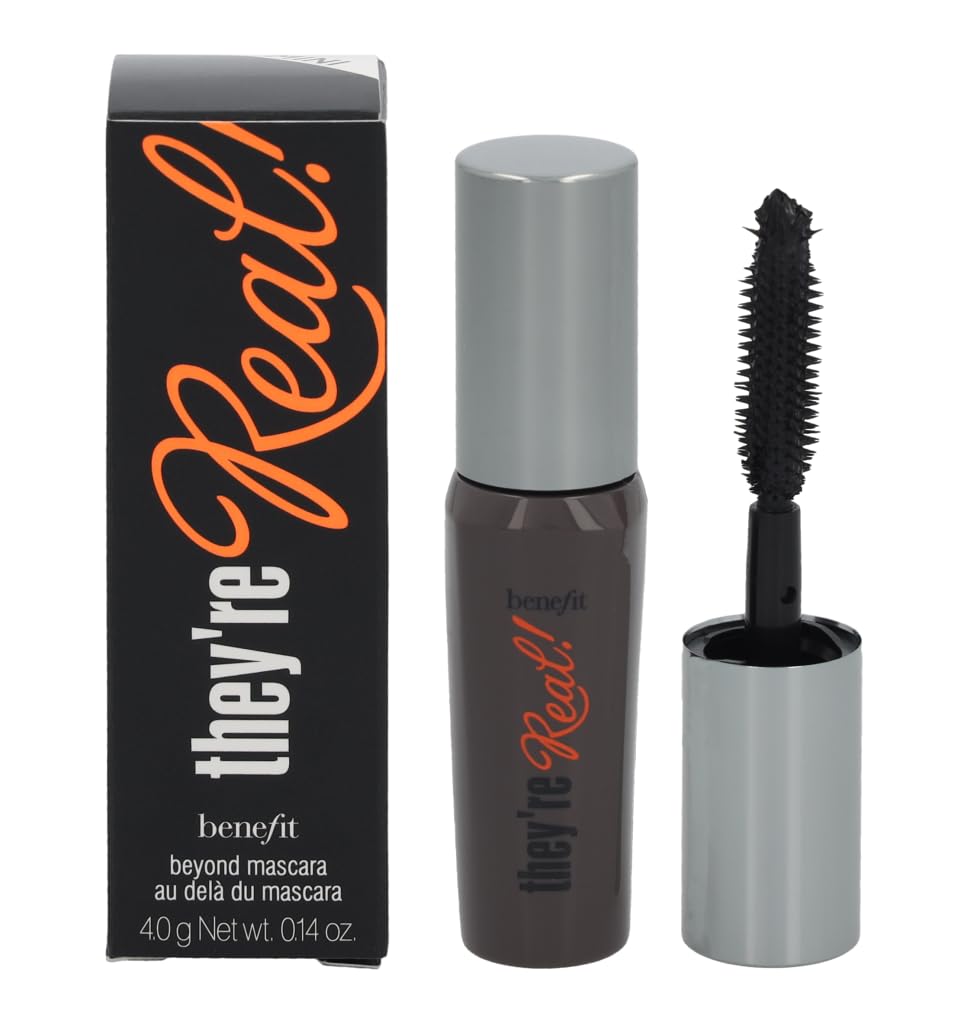 Benefit They're Real! Lengthening Mascara Mini 0.14 Ounce black front view