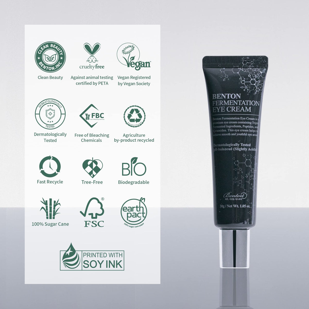 BENTON Fermentation Eye Cream 30g lifestyle scene