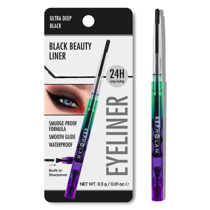 BEPHOLAN Black Gel Eyeliner Pencil front view