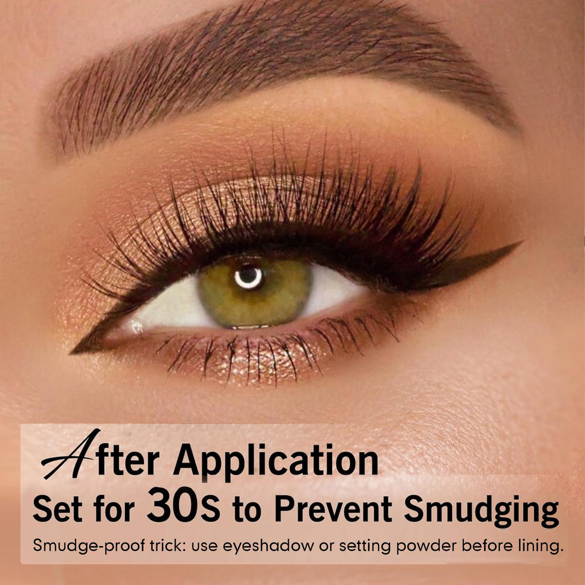 BEPHOLAN Brown Gel Eyeliner Pencil with cap off showing tip