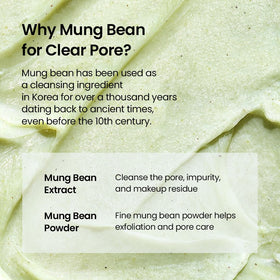 beplain Mung Bean Cleansing Foam texture close-up