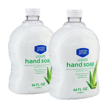 Berkley Jensen Liquid Hand Soap 64 oz bottle front view