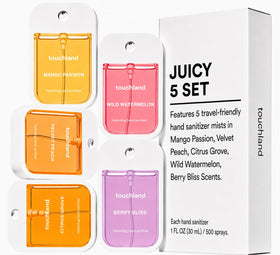 Berry Bliss scent from Touchland Juicy 5 Hand Sanitizer Spray Set