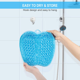 BESKAR XL Shower Foot Scrubber Mat packaging display