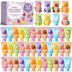 BESNEL 32 Pack Hand Cream Gift Set with assorted mini lotions