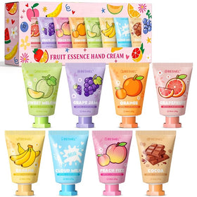 BESNEL 8 Pack Hand Cream Gift Set with assorted flavours