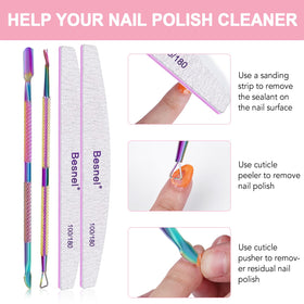 BESNEL Gel Nail Polish Remover packaging