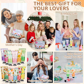 BESNEL hand cream gift set displayed with festive decorations
