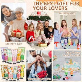 BESNEL hand cream gift set with floral designs