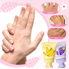 BESNEL hand cream in sunny orange scent