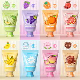 BESNEL hand cream refreshing grapes scent tube front view