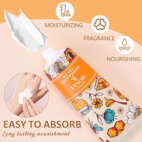 BESNEL hand cream tubes arranged on a table