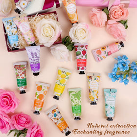BESNEL hand cream with natural ingredients like shea butter