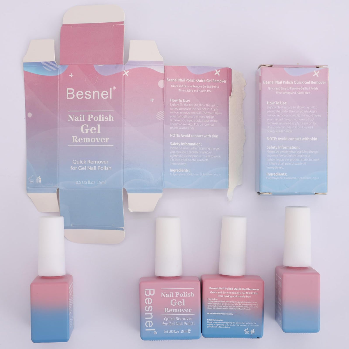 BESNEL nail nutrition pen and nail files included