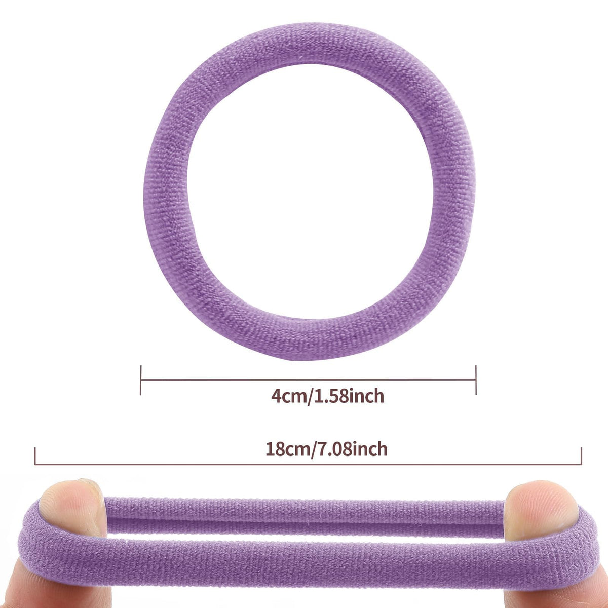 Bessrung Candy Colour Hair Ties in a pack with vibrant colours