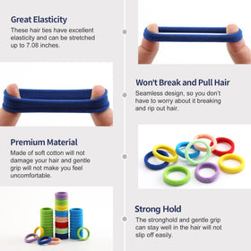 Bessrung hair ties displayed in a pack