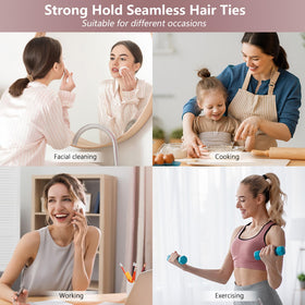 Bessrung hair ties in a gym setting