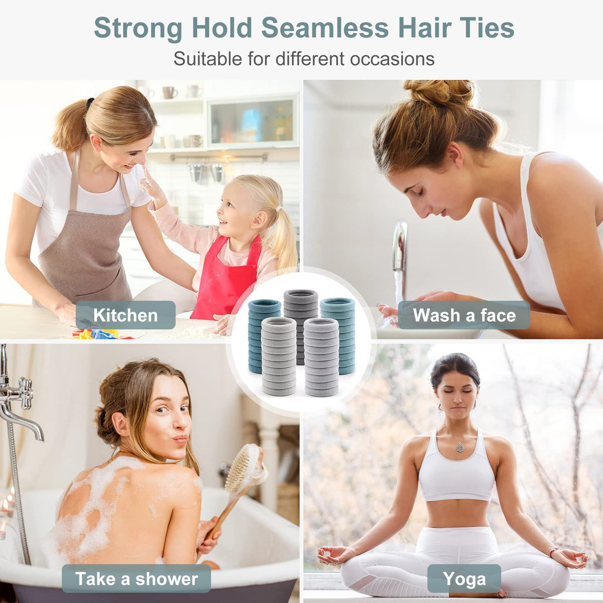 Bessrung hair ties packaging front view