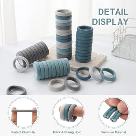 Bessrung hair ties showing stretch capability