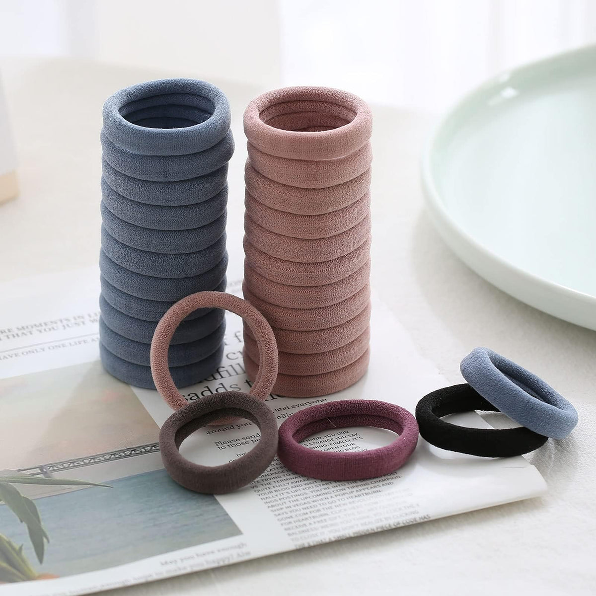 Bessrung hair ties with packaging visible
