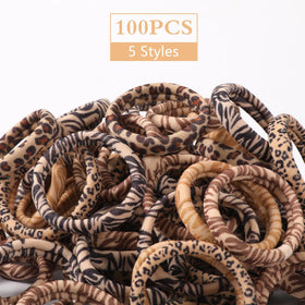 Bessrung Leopard Hair Ties in stylish packaging