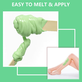 Bestidy Hard Wax Beads wax application process