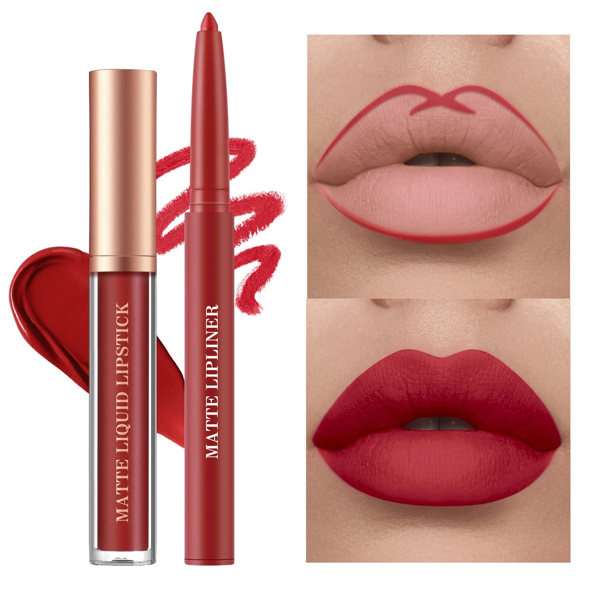 BestLand 6Pcs Lipstick Set displayed on a vanity