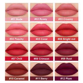 BestLand 6PCS lipstick set with shades laid out
