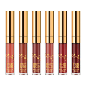 BestLand 6Pcs Matte Liquid Lipstick Set with applicator display