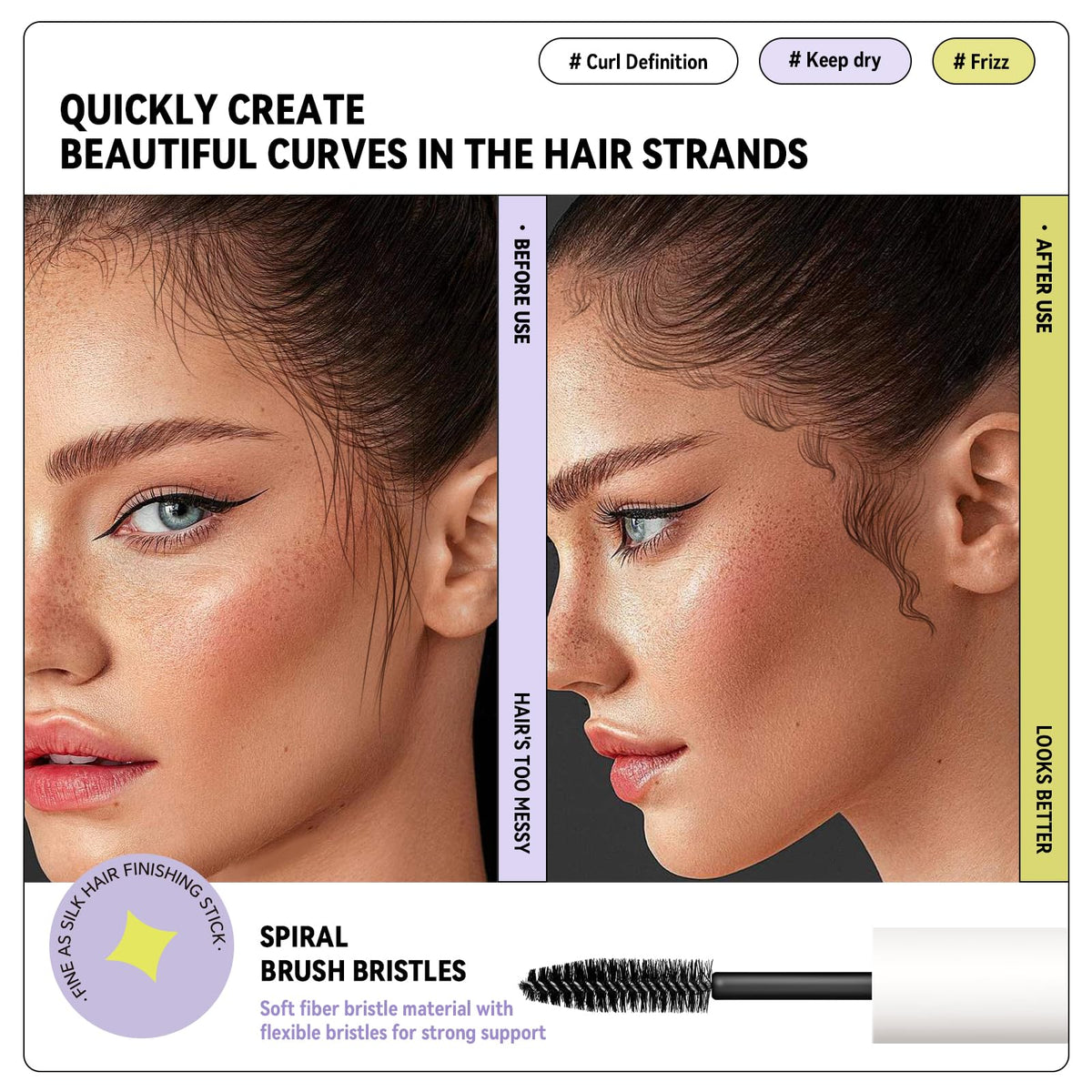 BestLand Double Head Hair Serum Wand packaging
