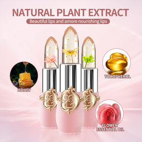 BestLand Flower Jelly Lipstick Set displayed on a vanity
