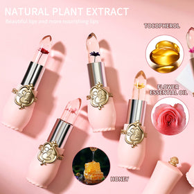 BestLand Flower Jelly Lipstick Set in compact case