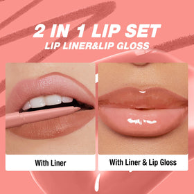 BestLand lip liner pencil gliding on lips for definition