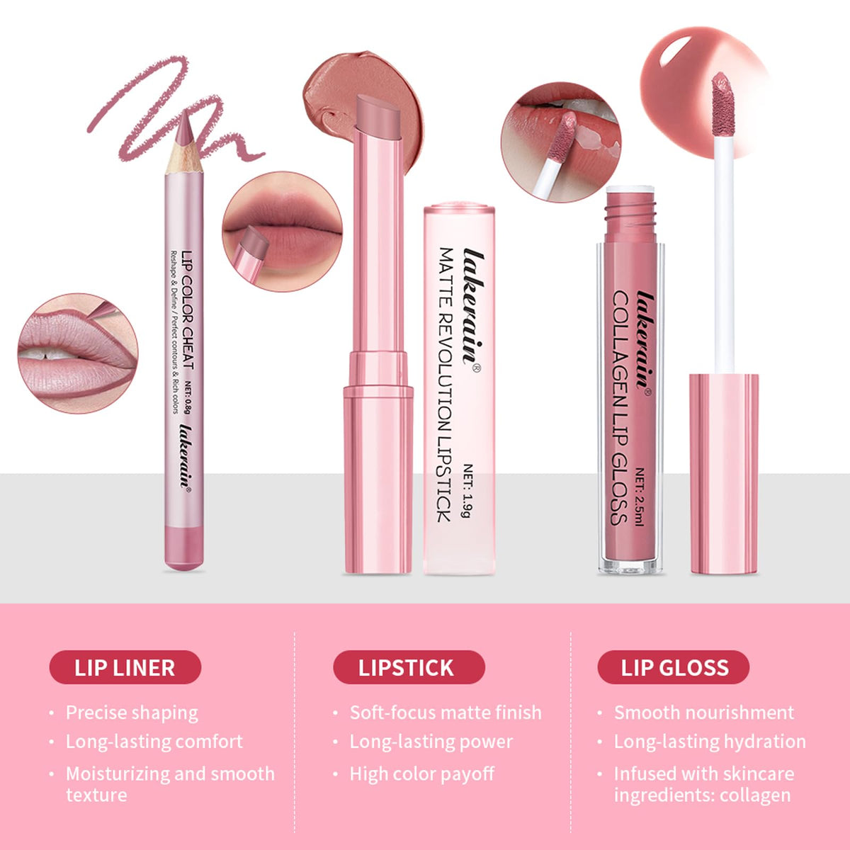 BestLand lip liner pencil in Reddish Brown