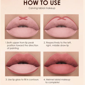 BestLand Lip Liner Pens in use for lip definition