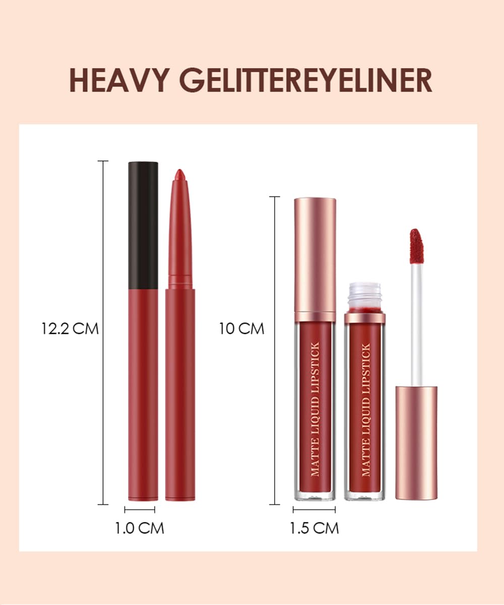 BestLand lip liners and lipsticks arranged together