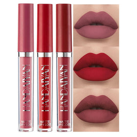 BestLand Matte Liquid Lip Gloss Set with three shades front view